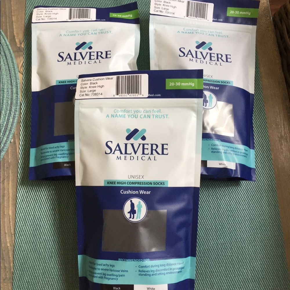 3pair cushioned Compression socks stockings